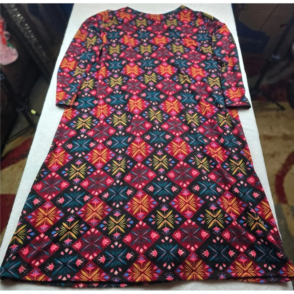 LuLaRoe Sarah Cardigan XL Simply Comfortable Geometric Floral Duster JC002-6